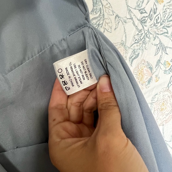 Azazie Blue Maxi Dress - Picture 7 of 10